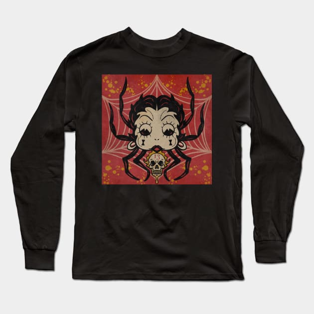 Betty Boop Long Sleeve T-Shirt by Cottage 13 Designs